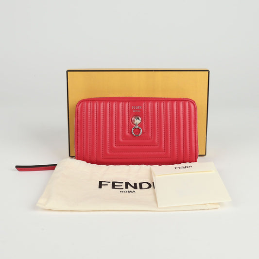 Zipper Round Long Wallet