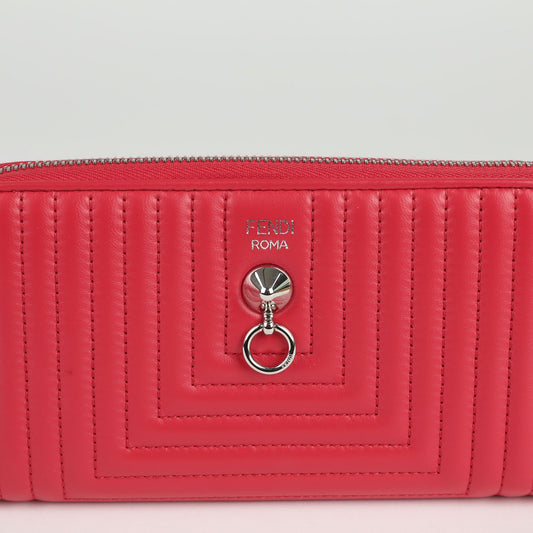 Zipper Round Long Wallet