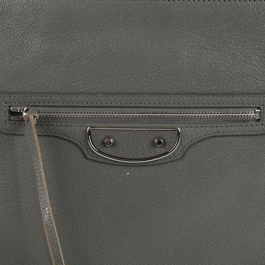 Classic Metallic Edge Medium Clutch