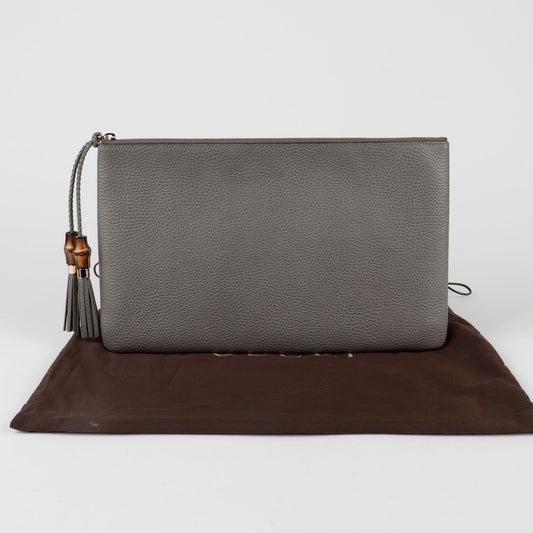 Bamboo Tassel Clutch