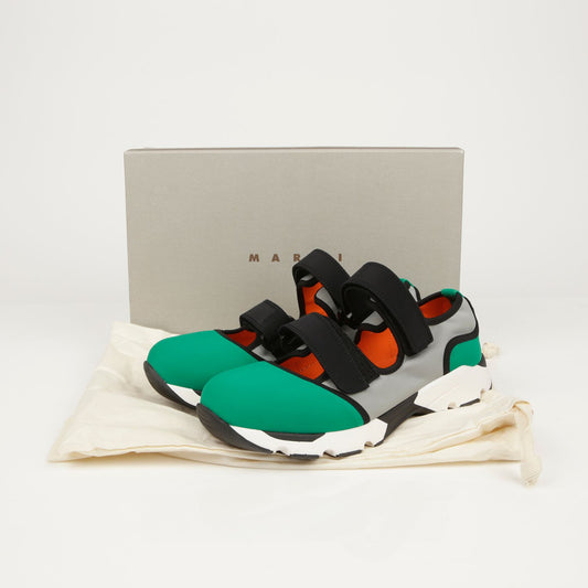 Round Toe Double Strap Sneakers Size
