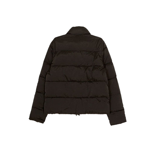 Size Motif Zip-Up Padding
