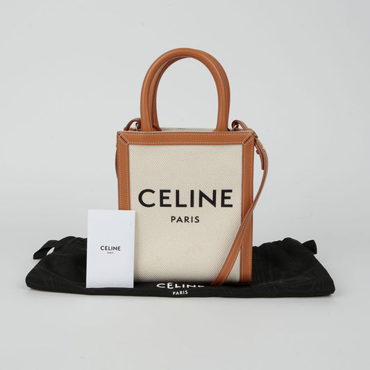 Vertical Cabas Mini Tote Shoulder Bag