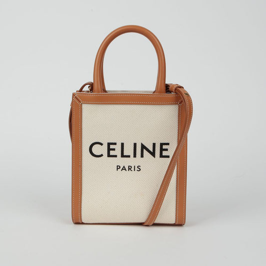 Vertical Cabas Mini Tote Shoulder Bag