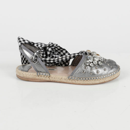Crystal Espadrille Size