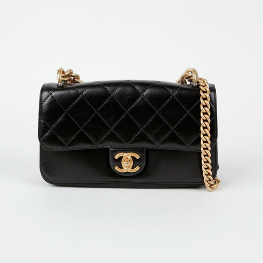 Accordion Flap Tote Shoulder Bag