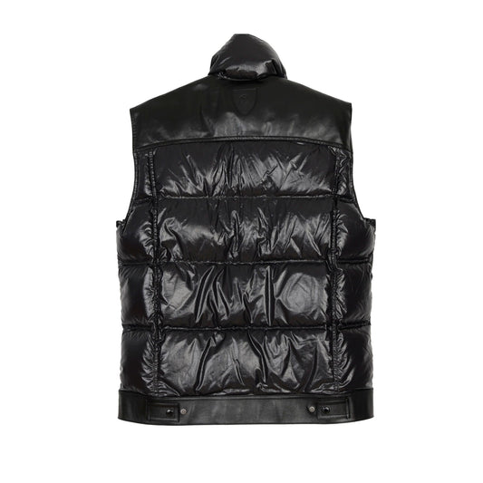 Side Zipper Padded Vest Size