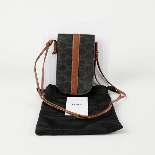 Triomphe Phone Pouch Crossbody