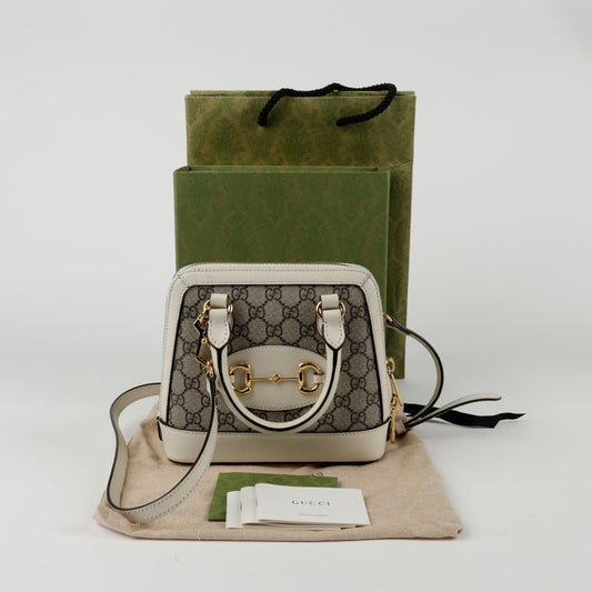 Horsebit Mini Top Handle Tote Shoulder Bag