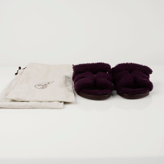 Size Sheepskin Sandals