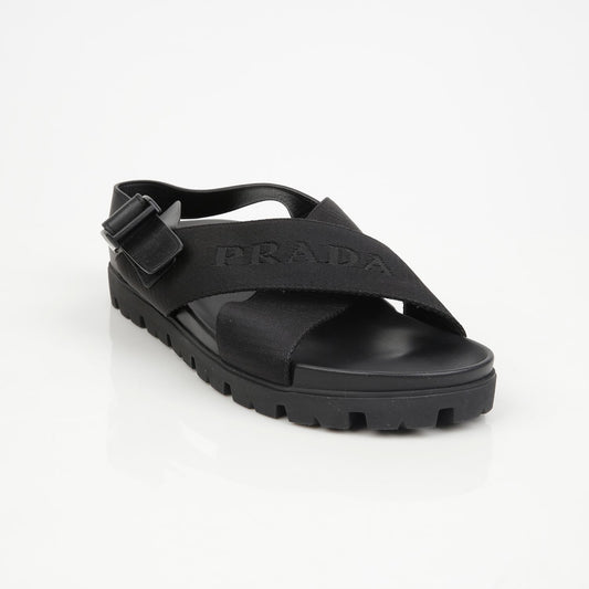 Size Cross Buckle Strap Sandals