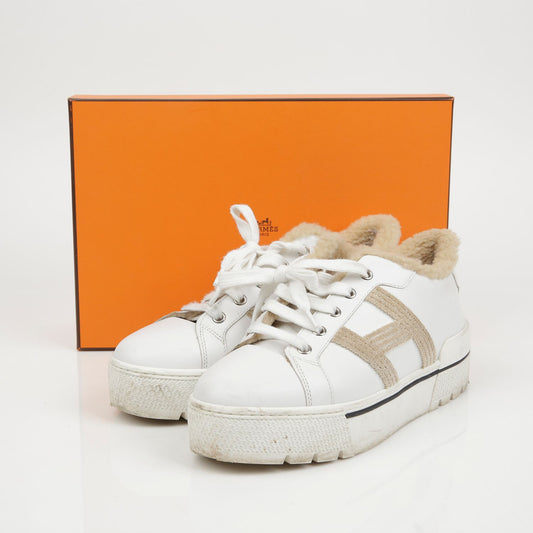 Size Shearling Sneakers