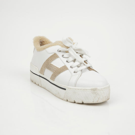 Size Shearling Sneakers