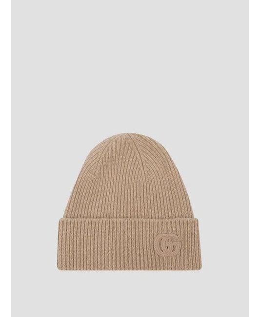Cashmere Patch Beanie