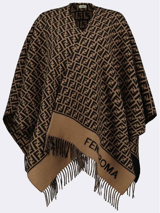 Cashmere and Wool Poncho