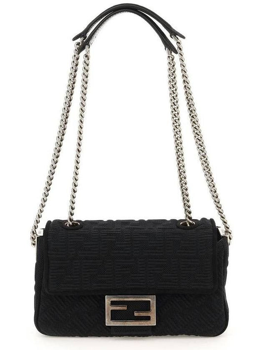 Baguette Chain Midi Fabric Bag