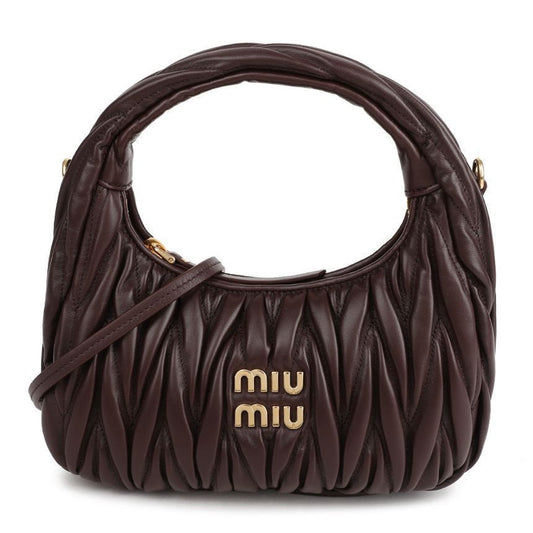 Nappa Leather Hobo Bag