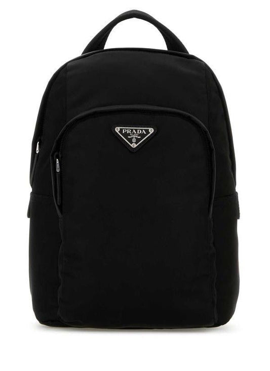 Re-Nylon Saffiano Leather Backpack