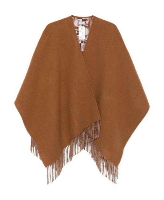Wool Cashmere Reversible Poncho AYKT