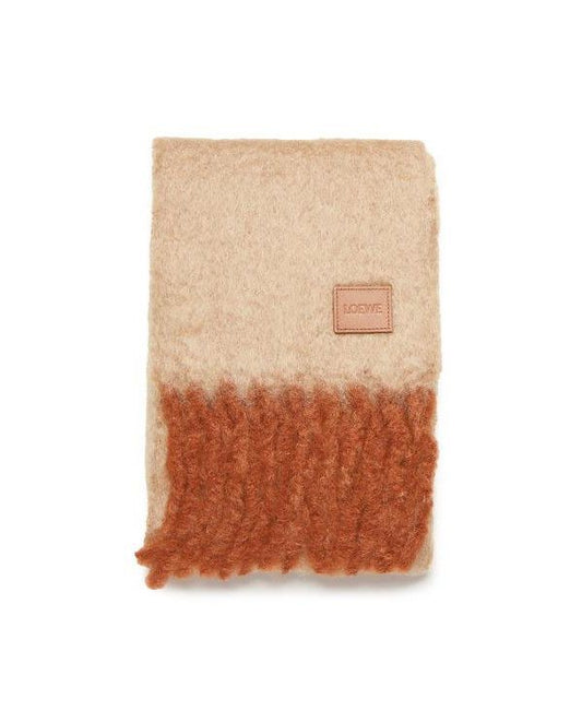 Mohair and Wool Blend Scarf