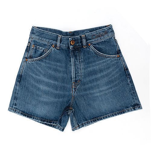 High Rise Denim Shorts