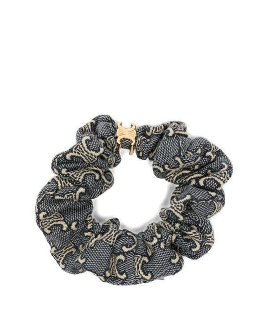 Jacquard Scrunchy in Cotton Polyester Polyamide