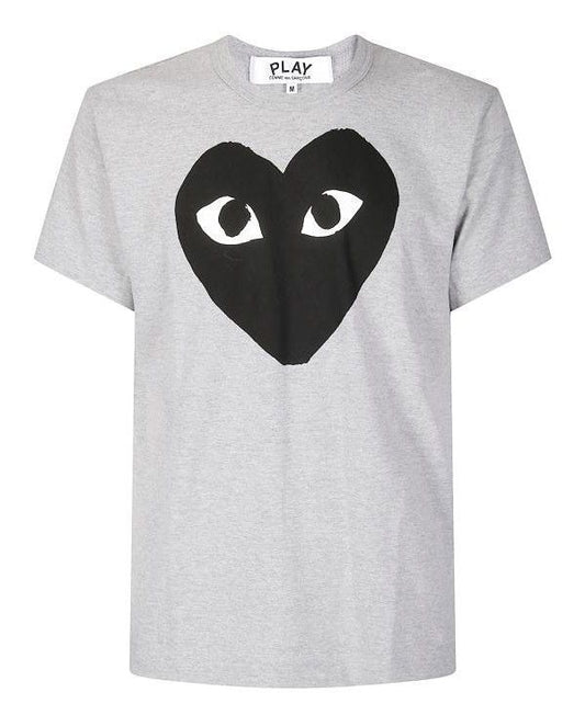 Big Heart Print Short Sleeve T-Shirt