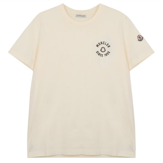 Logo Embroidered Cotton T-Shirt