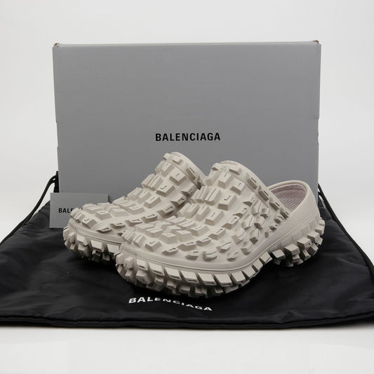 Balenciaga Bouncer Clog Sandals, Men's Rubber Slip-On, Size 41