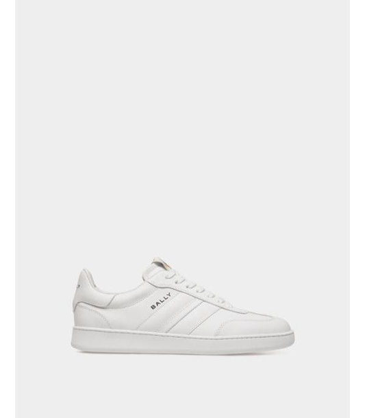 BALLY Women's Retro Crest Sneakers, White Calfskin