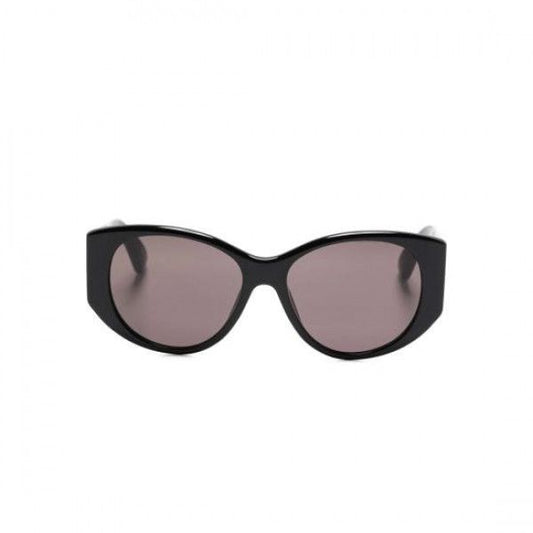 BALENCIAGA Nano Round Sunglasses, Black