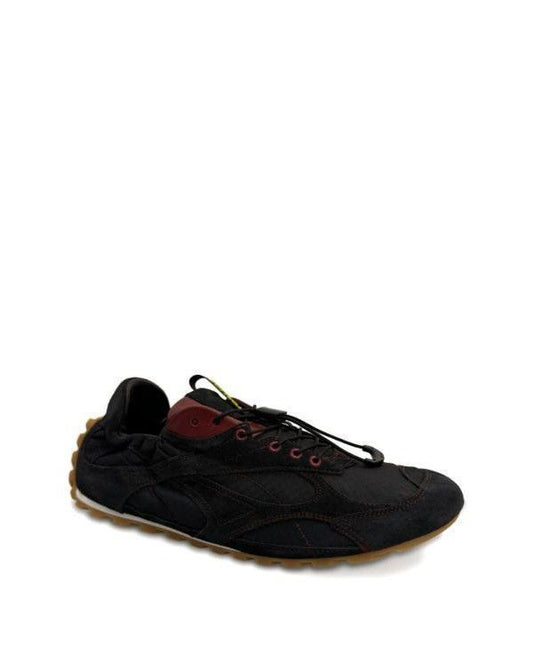 BOTTEGA VENETA Orbit Flash Sneakers, Black/Dark Apple Candy