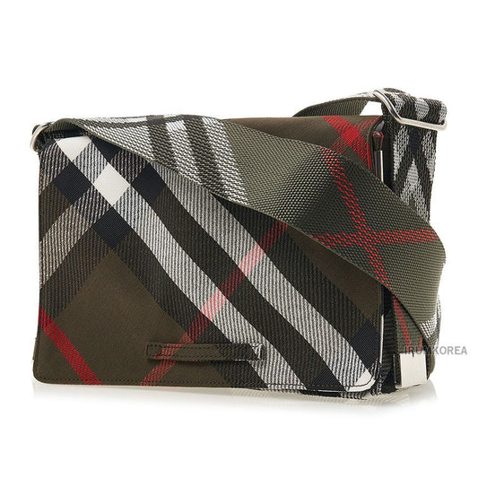 BURBERRY ML Trench Crossbody Bag, Military Check