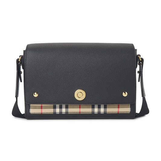 BURBERRY Women's Black Leather Crossbody Shoulder Bag