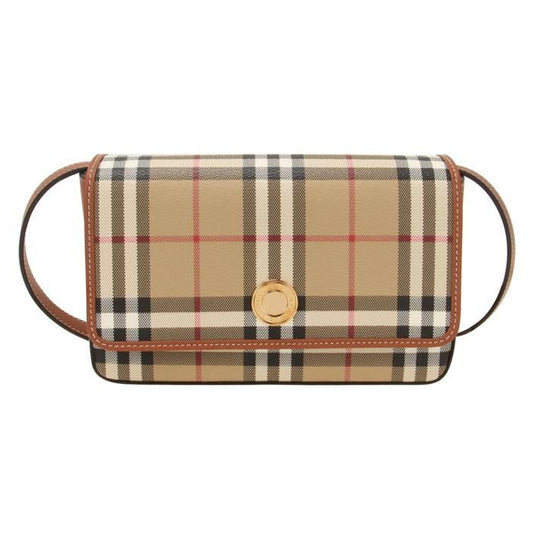 BURBERRY Hampshire Crossbody Bag, Archive Beige / Briar Brown