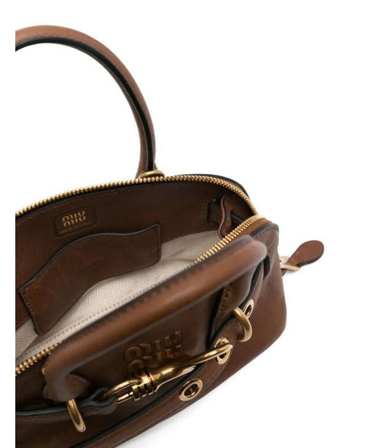 Aventurine Mini Nappa Leather Bag
