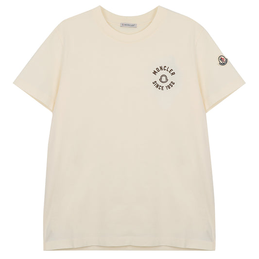 Logo Embroidered Cotton T-Shirt