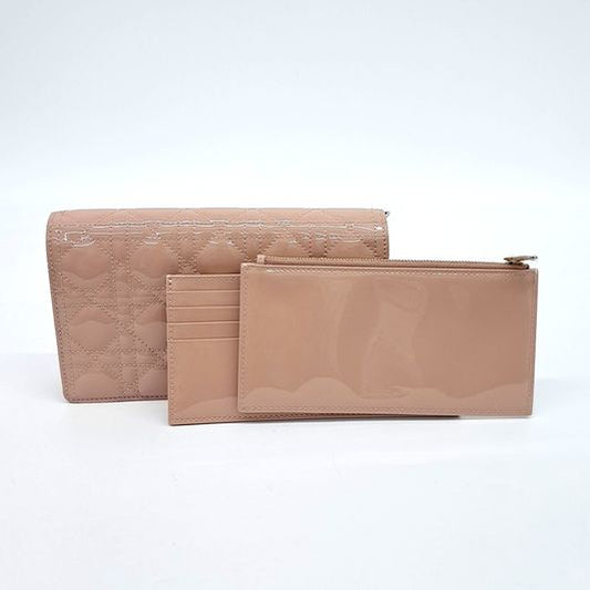 Christian Dior Patent Cannage Chain Crossbody Bag S0204 (10185697)