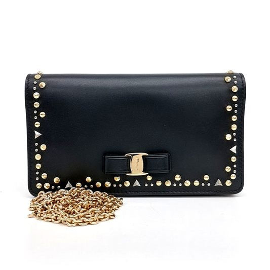 Ferragamo Vara Chain Crossbody Bag (10248021)