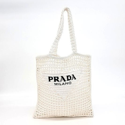 Prada raffia shoulder bag (10253002)