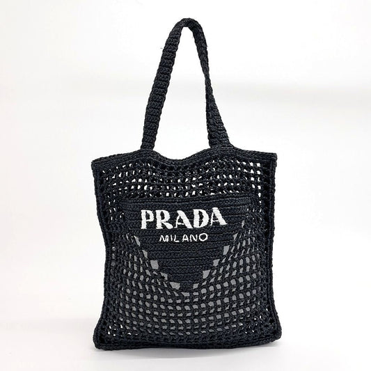 Prada raffia shoulder bag (10267324)