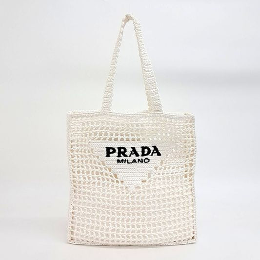 Prada Raffia Shoulder Bag (1BG393) (10267792)