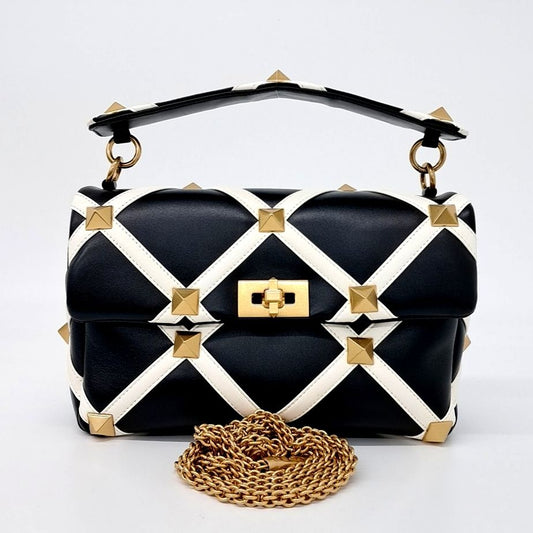 Balenciaga Valentino Rockstud Tote and Shoulder Bag (10315006)