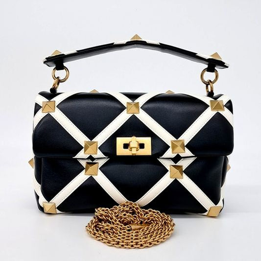 Balenciaga Valentino Rockstud Tote and Shoulder Bag (10315006)